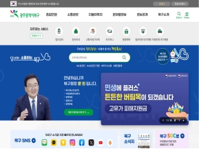 광주광역시 북구청 인증 화면